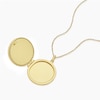 Thumbnail Image 2 of Sterling Silver & 18ct Gold Plated Vermeil With Decorative Edge Locket
