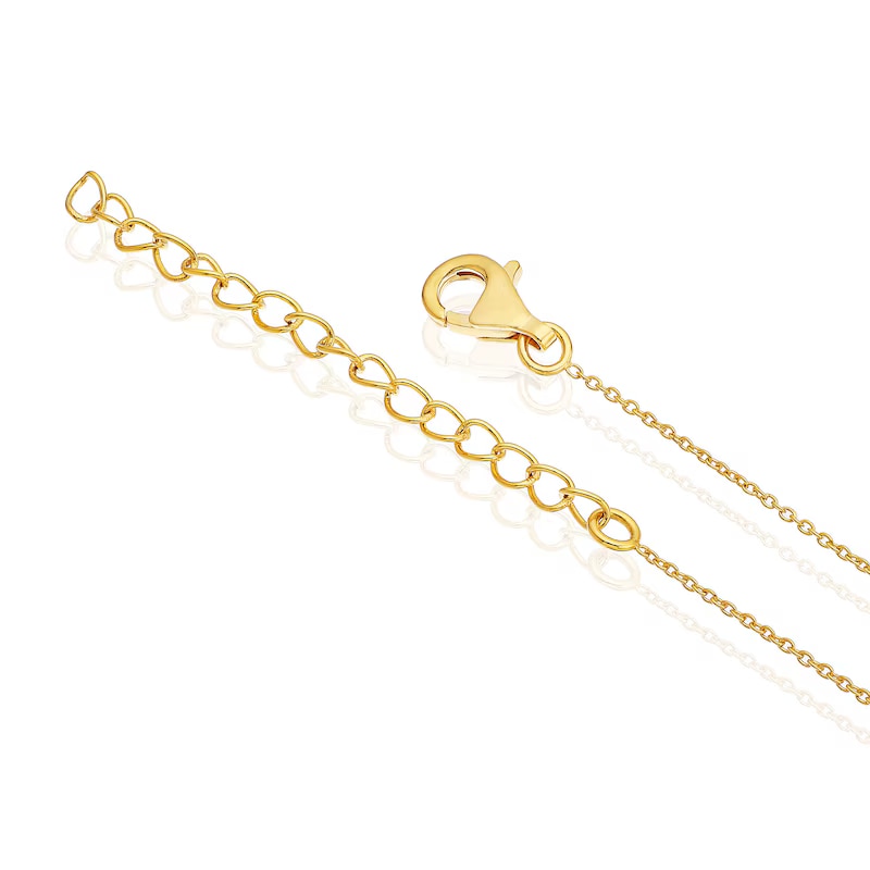 Main Image 3 of Sterling Silver & 18ct Gold Plated Vermeil Mother Of Pearl Round Faceted Locket