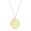 Thumbnail Image 1 of Sterling Silver & 18ct Gold Plated Vermeil Octagon Shaped Locket