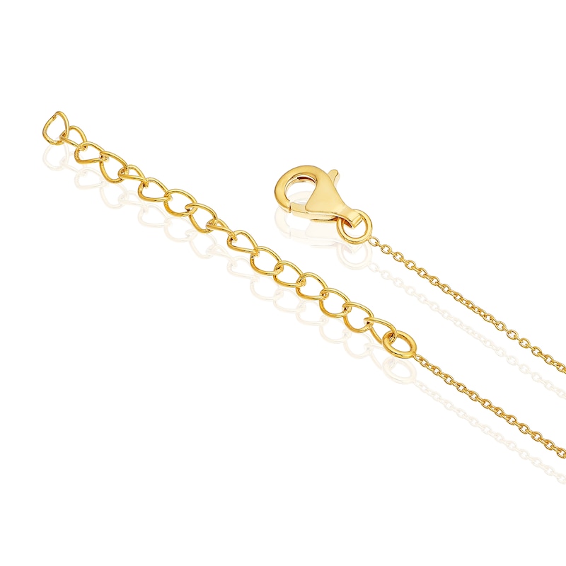 Main Image 3 of Sterling Silver & 18ct Gold Plated Vermeil Plain Small Heart Locket