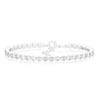 Thumbnail Image 0 of Silver Plated Cubic Zirconia Tennis Bracelet