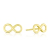Thumbnail Image 1 of 9ct Yellow Gold Infinity Stud Earrings