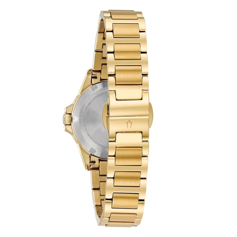 Main Image 3 of Bulova Marine Star Diamond Ladies' Gold Tone Bracelet Watch