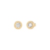 Thumbnail Image 1 of Guess Ladies' 10mm Gold Tone Crystal Stud Earrings