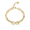 Thumbnail Image 1 of Guess Ladies' Gold Tone Chunky Infinity Curb Chain Bracelet
