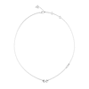 Thumbnail Image 1 of Guess Ladies' Silver Tone Stone Set Infinity Necklace