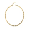Thumbnail Image 1 of Guess Ladies' Gold Tone Chunky Infinity Curb Chain Necklace