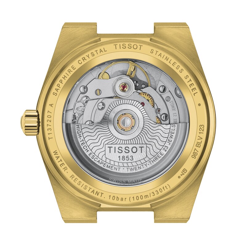Main Image 2 of Tissot PRX 35mm Gold Tone Dial & Bracelet Watch