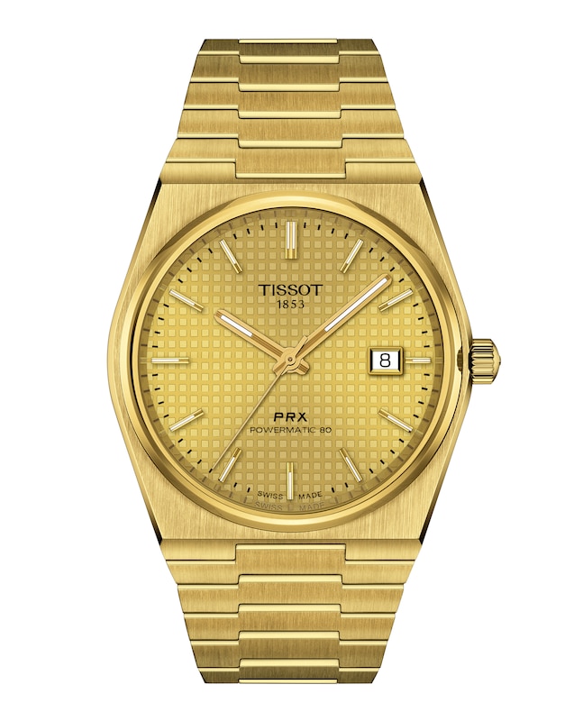 Main Image 1 of Tissot PRX Men's 40mm Gold Tone Dial & Bracelet Watch