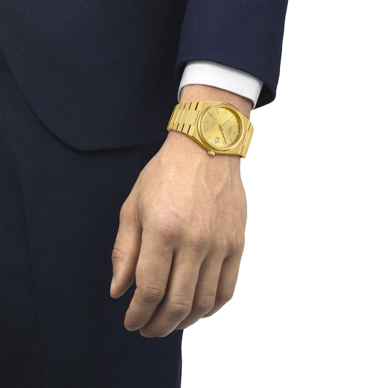 Tissot PRX Men's 40mm Gold Tone Dial & Bracelet Watch