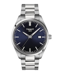 Tissot PR100 Men's Blue Dial Stainless Steel Bracelet Watch