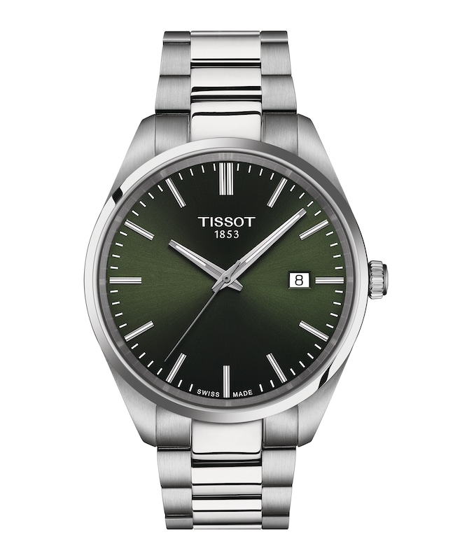 Main Image 1 of Tissot PR100 Men's Green Dial Stainless Steel Bracelet Watch