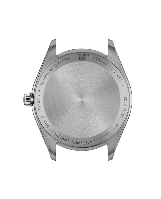 Tissot PR100 Men's Green Dial Stainless Steel Bracelet Watch
