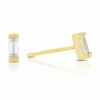 Thumbnail Image 1 of Sterling Silver & 18ct Gold Plated Vermeil Rectangular Cubic Zirconia Stud Earrings