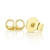 Thumbnail Image 3 of Sterling Silver & 18ct Gold Plated Vermeil Ombré Blue Cubic Zirconia Stud Earrings