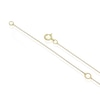 Thumbnail Image 2 of 9ct Solid Yellow Gold Cubic Zirconia Cross Charm Pendant Necklace