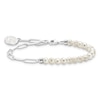Thumbnail Image 1 of Thomas Sabo Ladies' Sterling Silver Freshwater Pearl Beaded Bracelet
