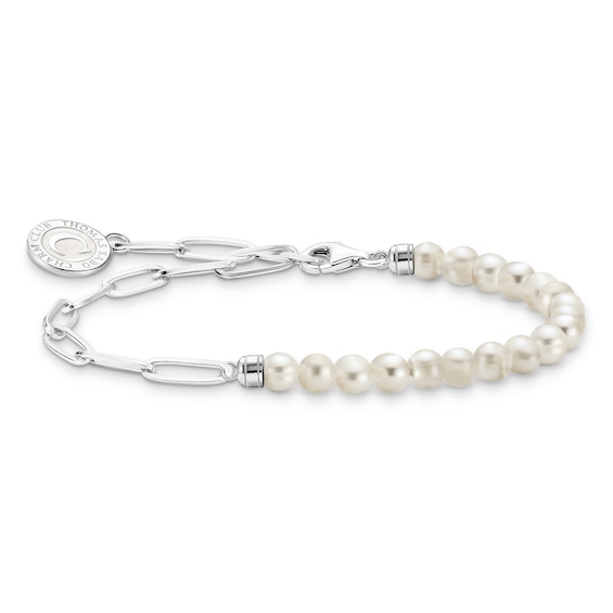 Thomas Sabo Ladies Sterling Silver Freshwater Pearl Beaded B