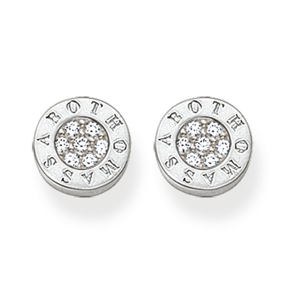 Thomas Sabo Women's Sterling Silver White Cubic Zirconia Ear Studs