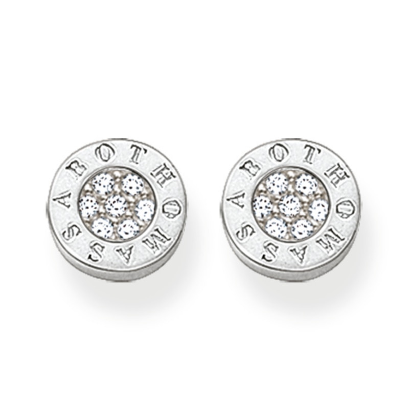 Main Image 1 of Thomas Sabo Ladies' Sterling Silver White Cubic Zirconia Ear Studs