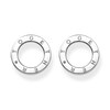 Thumbnail Image 2 of Thomas Sabo Ladies' Sterling Silver Together Round Ear Studs