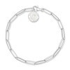 Thumbnail Image 2 of Thomas Sabo Ladies' Sterling Silver Wide Link Charm Carrier Bracelet 19cm