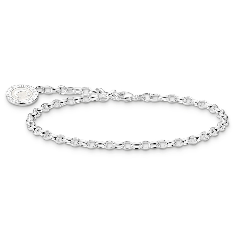 Main Image 1 of Thomas Sabo Children's Sterling Silver Enamel Charm Carrier 13cm Bracelet