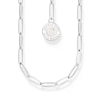 Thumbnail Image 1 of Thomas Sabo Ladies' Sterling Silver Enamel Charm Carrier Necklace