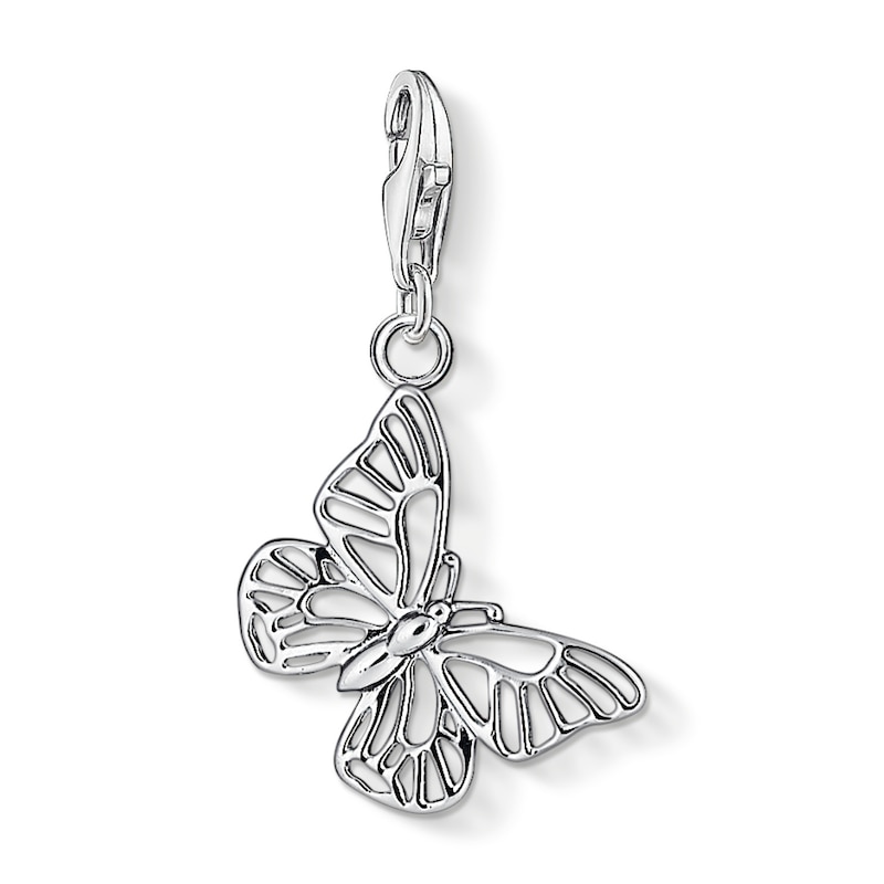 Thomas Sabo Ladies' Sterling Silver Butterfly Charm Pendant