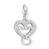 Thumbnail Image 0 of Thomas Sabo Ladies' Sterling Silver Cubic Zirconia Daughter Heart Charm Pendant