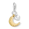 Thumbnail Image 1 of Thomas Sabo Ladies' 18ct Yellow Gold Plated 'I Love You To The Moon' Charm Pendant