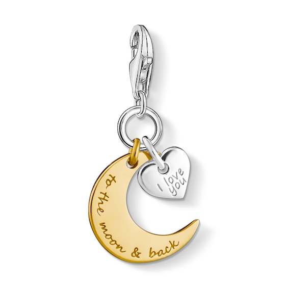 Thomas Sabo Ladies 18ct Yellow Gold Plated I Love You To The