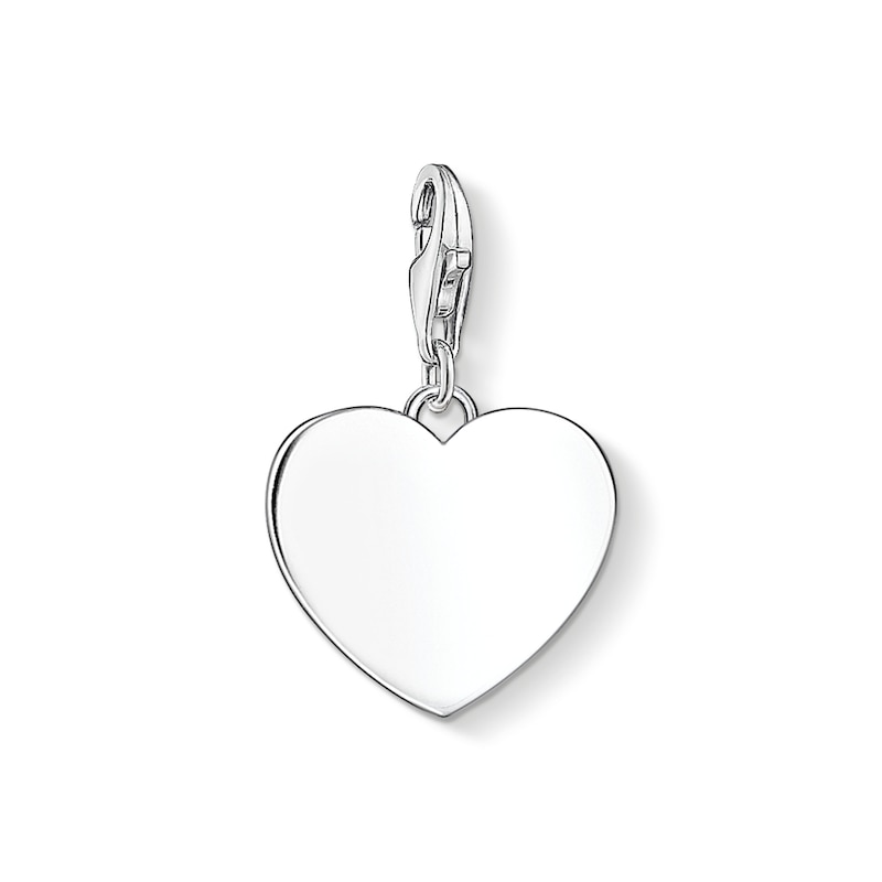 Main Image 1 of Thomas Sabo Ladies' Sterling Silver Plain Heart Charm Pendant