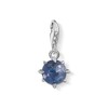 Thumbnail Image 1 of Thomas Sabo Ladies' Sterling Silver Sodalite Cubic Zirconia Charm Pendant Birth Stone September