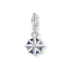 Thumbnail Image 2 of Thomas Sabo Ladies' Sterling Silver Sodalite Cubic Zirconia Charm Pendant Birth Stone September