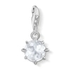 Thumbnail Image 1 of Thomas Sabo Ladies' Sterling Silver Rock Crystal Cubic Zirconia Charm Pendant Birth Stone April