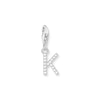 Thumbnail Image 0 of Thomas Sabo Ladies' Sterling Silver Cubic Zirconia Charm Pendant Letter K