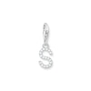 Thumbnail Image 0 of Thomas Sabo Ladies' Sterling Silver Cubic Zirconia Charm Pendant Letter S