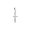 Thumbnail Image 1 of Thomas Sabo Ladies' Sterling Silver Cubic Zirconia Charm Pendant Letter T