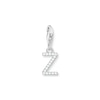 Thumbnail Image 1 of Thomas Sabo Ladies' Sterling Silver Cubic Zirconia Charm Pendant Letter Z