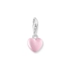 Thumbnail Image 1 of Thomas Sabo Ladies' Sterling Silver Pink Enamel Heart Charm Pendant