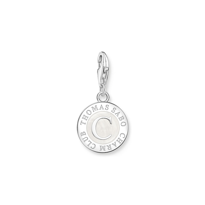 Thomas Sabo Ladies' Sterling Silver Thomas Sabo Charm Club Disc Charm Pendant