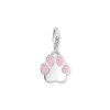 Thumbnail Image 0 of Thomas Sabo Ladies' Sterling Silver Pink Enamel Paw Charm Pendant