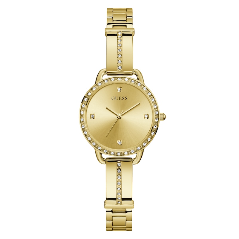 Main Image 1 of Guess Bellini Ladies' Gold Tone Semi Bangle Bracelet Watch