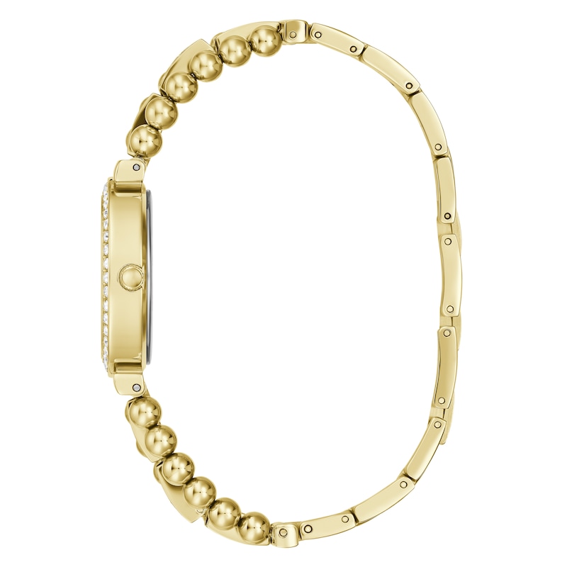 Main Image 2 of Guess Gala Ladies' Gold Tone Beaded Half Bangle Bracelet Watch
