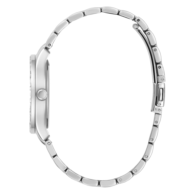 Main Image 2 of Guess Firework Ladies' Stone Set Bezel Stainless Steel Bracelet Watch
