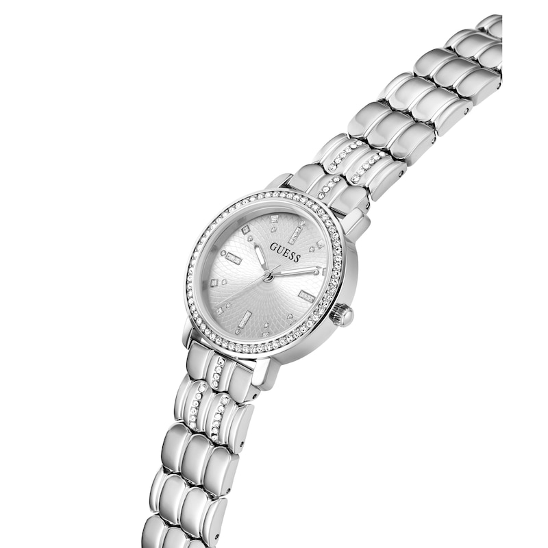 Main Image 5 of Guess Hayley Ladies' Patterned Dial Stainless Steel Bracelet Watch