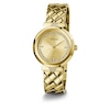 Thumbnail Image 4 of Guess Rumour Ladies' Gold Tone Patterned Half Bangle Watch