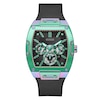 Thumbnail Image 1 of Guess Phoenix Men's Vibrant Green Chronograph Black Silicone Strap Watch