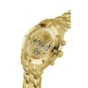 Thumbnail Image 4 of Guess Continental Men's Skeleton Chronograph Dial Gold Tone Bracelet Watch